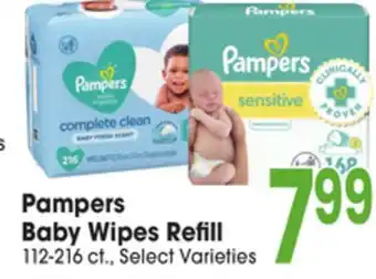 Jewel-Osco Pampers Baby Wipes Refill offer