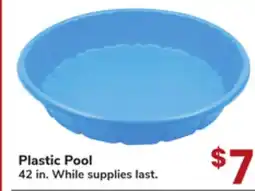 Jewel-Osco Plastic Pool offer