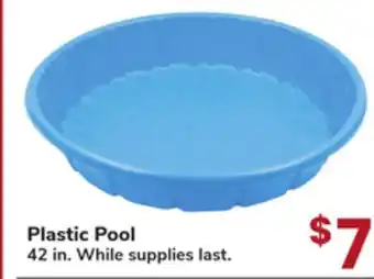 Jewel-Osco Plastic Pool offer
