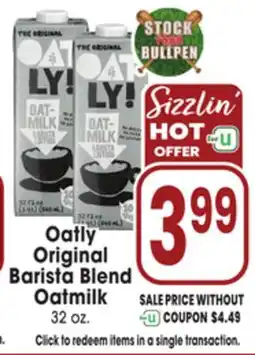 Jewel-Osco Oatly Original Barista Blend Oatmilk offer