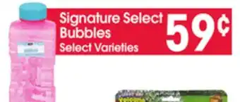 Jewel-Osco Signature Select Bubbles offer