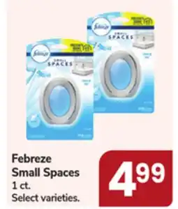Jewel-Osco Febreze Small Spaces offer