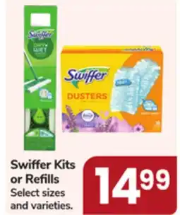 Jewel-Osco Swiffer Kits or Refills offer