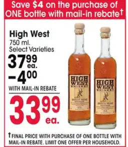 Jewel-Osco High West offer