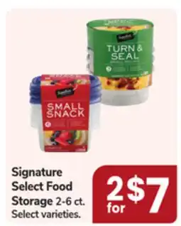 Jewel-Osco Signature Select Food Storage offer