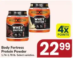 Jewel-Osco Body Fortress Protein Powder offer