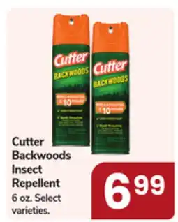 Jewel-Osco Cutter Backwoods Insect Repellent offer