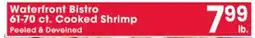 Jewel-Osco Waterfront Bistro 61-70 ct. Cooked Shrimp offer