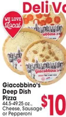 Jewel-Osco Giacobbino's Deep Dish Pizza offer