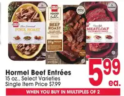 Jewel-Osco Hormel Beef Entrées offer