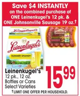 Jewel-Osco Leinenkugel's offer