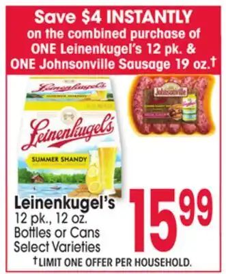 Jewel-Osco Leinenkugel's offer