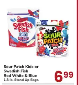 Jewel-Osco Sour Patch Kids or Swedish Fish Red White & Blue offer