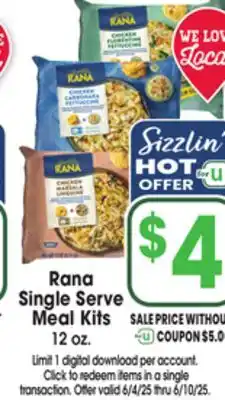 Jewel-Osco Rana Single Serve Meal Kits 12 oz offer