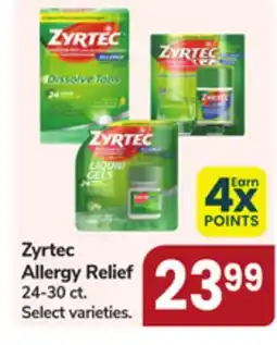 Jewel-Osco Zyrtec Allergy Relief offer