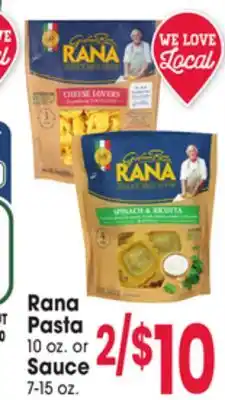 Jewel-Osco Pasta 10 oz. or Sauce 7-15 oz offer
