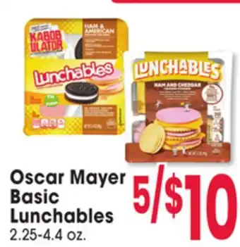 Jewel-Osco Oscar Mayer Basic Basic Lunchables offer