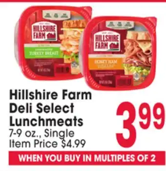 Jewel-Osco Hillshire Farm Deli Select Lunchmeats offer