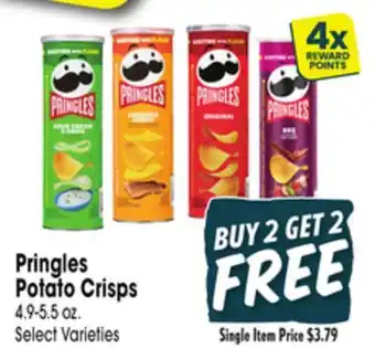 Jewel-Osco Pringles Potato Crisps offer