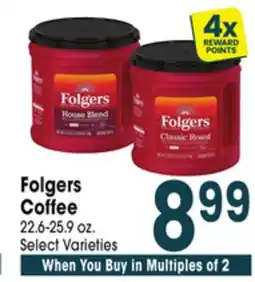 Jewel-Osco Folgers Coffee offer