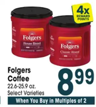 Jewel-Osco Folgers Coffee offer