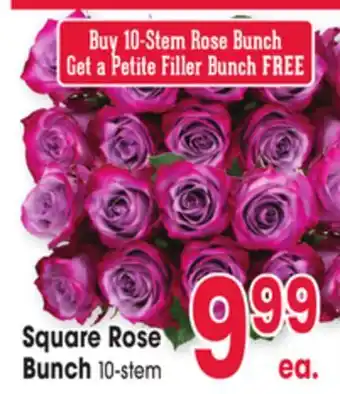Jewel-Osco Square Rose Bunch offer