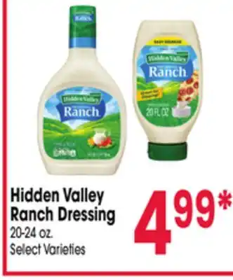 Jewel-Osco Hidden Valley Ranch Dressing offer