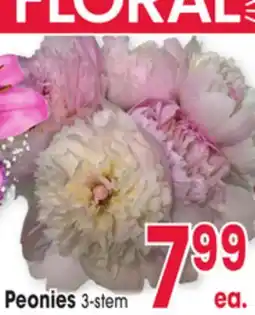 Jewel-Osco Peonies offer