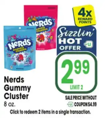 Jewel-Osco Nerds Gummy Cluster offer