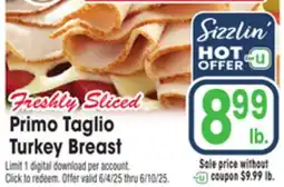 Jewel-Osco Primo Taglio Turkey Breast offer