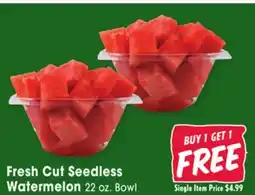Jewel-Osco Fresh Cut Seedless Watermelon offer