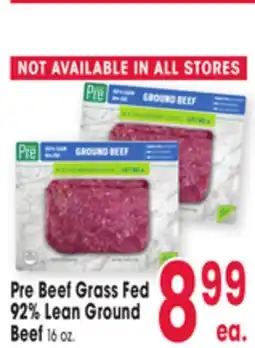 Jewel-Osco Pre Beef Grass Fed 92% Lean Ground Beef offer
