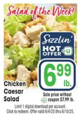 Jewel-Osco Chicken Caesar Salad offer