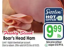 Jewel-Osco Boar's Head Ham offer