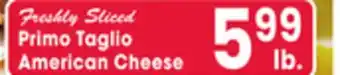 Jewel-Osco Primo Taglio American Cheese offer