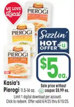 Jewel-Osco Kasia's Pierogi offer