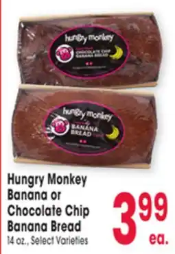 Jewel-Osco Hungry Monkey Banana or Chocolate Chip Banana Bread offer