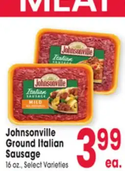 Jewel-Osco Johnsonville Ground Italian Ground Sausage offer