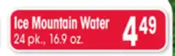 Jewel-Osco Ice Mountain Water offer