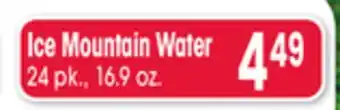 Jewel-Osco Ice Mountain Water offer