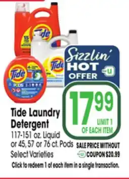 Jewel-Osco Tide Laundry Detergent offer