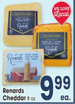 Jewel-Osco Renards Cheddar offer