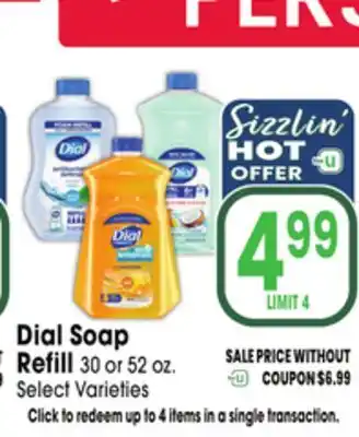 Jewel-Osco Dial Soap Refill offer