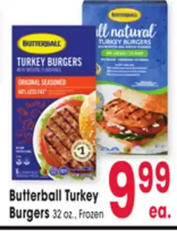Jewel-Osco Butterball Turkey Burgers offer