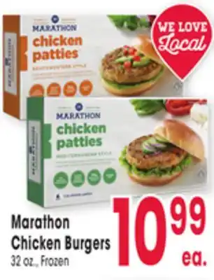 Jewel-Osco Marathon Chicken Burgers offer