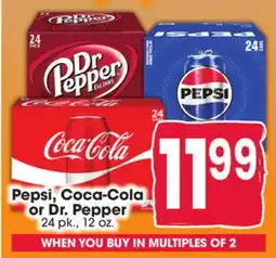 Jewel-Osco Pepsi, Coca-Cola or Dr. Pepper offer