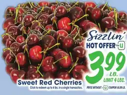 Jewel-Osco Sweet Red Cherries offer