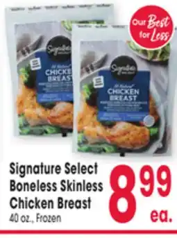 Jewel-Osco Signature Select Boneless Skinless Chicken Breast offer