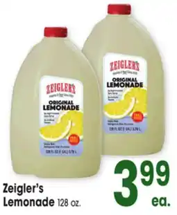 Jewel-Osco Zeigler's Lemonade offer