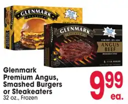 Jewel-Osco Glenmark Premium Angus, Smashed Burgers or Steakeaters offer